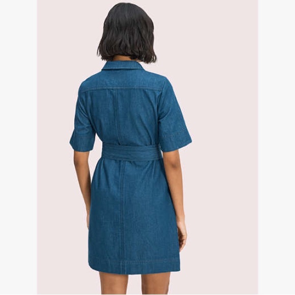 Kate Spade Denim Utility Shirtdress - Picture 3 of 4